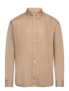 Cotton Oxford Sune Shirt Bd Beige Mads Nørgaard