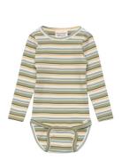 Body Ls Y/D Rib Green Minymo