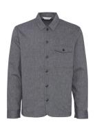 Cfaugusto 0066 Linen Mix Overshirt Navy Casual Friday