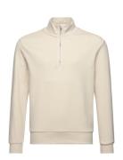 Nlmnaldemar Ls Half Zip Sweat Beige LMTD