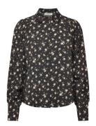 Mschnathasia Ladonna Shirt Aop Black MSCH Copenhagen