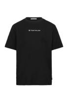 Regular Printed T-Shirt Black Tom Tailor
