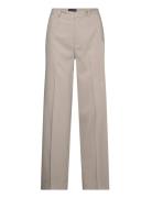 Kennedy Lyocell Blend Wide-Leg Tailored Pants Beige Lexington Clothing