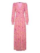 Jacquard Maxi Dress Pink ROTATE Birger Christensen
