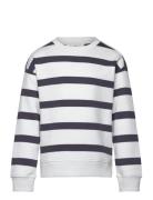 Striped Print Sweatshirt Patterned Mango