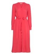 Byjosa Long Shirt Dress 2 - Red B.young