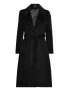 Wrap Wool-Lined-Coat Black Lauren Ralph Lauren