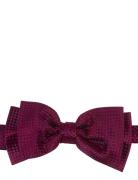 Solid Silk Bow Tie Burgundy Portia 1924