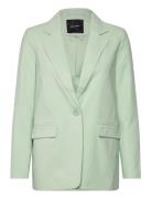 Vmcarmen Ls Loose Blazer Noos Green Vero Moda