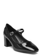 Patent Leather-Effect Heeled Shoes Black Mango