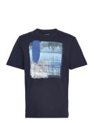 Printed T-Shirt Blue Tom Tailor