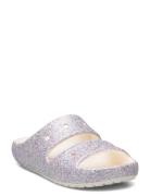 Classic Glitter Sandal V2 K Purple Crocs