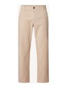 Classic Elasticated Pants Beige Lexington Clothing