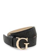 Emera Logo Adj Pant Belt H30 Black GUESS