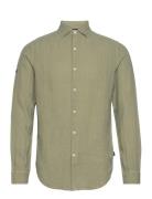 Studios Casual Linen L/S Shirt Green Superdry
