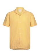 Casual Linen Blend Resort S/S Yellow Lindbergh