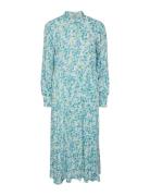 Yasalira Ls Long Shirt Dress S. Noos Blue YAS