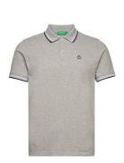 H/S Polo Shirt Grey United Colors Of Benetton
