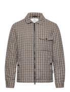 Sherpa Timber Check Overshirt Beige WOOLRICH