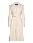 Textured A-Line Coat Cream ROTATE Birger Christensen