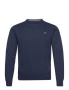 Classic Cotton C-Neck Navy GANT