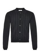 Bryce Knit Shirt Black Wood Wood