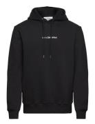 Graphic Font Regular Hoodie Black HAN Kjøbenhavn