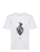 Heart Monster Regular Tee S/S White HAN Kjøbenhavn