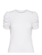 Vianine S/S Puff Sleeve Top White Vila