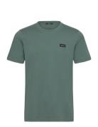 Mens Shirt T-Shirt 1/2 Sleeve Blue Denham