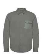 Worker Reg Shirt Khaki Denham