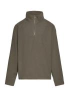 Darby Fleece Half Zip Green Grunt