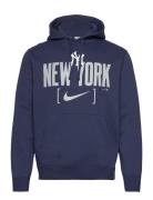 New York Yankees Men's Nike Mlb Club Slack Fleece Hood Navy NIKE Fan G...