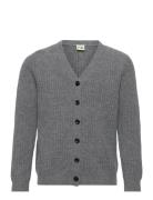 Lambswool Cardigan Grey FUB