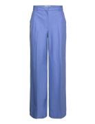 Slfeliana Hw Wide Pant N Blue Selected Femme