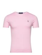 Custom Slim Fit Soft Cotton T-Shirt Pink Polo Ralph Lauren