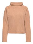 Rib-Knit Wool-Cashmere Mockneck Jumper Beige Polo Ralph Lauren