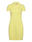 1985 Slim Pique Polo Dress Ss Yellow Tommy Hilfiger