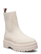 Feminine Rubberized Thermo Boot Cream Tommy Hilfiger