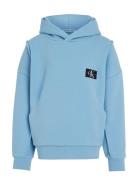 Pique Modern Comfort Hoodie Blue Calvin Klein