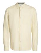 Linen Shirt Cream Calvin Klein Jeans