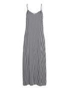 Fluid Stripe Ankle Slip Dress Blue Tommy Hilfiger