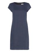 Klara Linen Dress Navy Newhouse