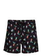 Tiki Soda Swim Shorts Black Happy Socks