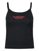 Sportswear Logo Fitted Cami Black Superdry Sport
