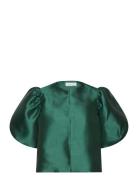 Cleo Pouf Sleeve Blouse Green Malina