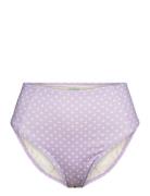 Denise High-Waist Bikini Bottom Purple Malina