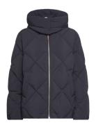 Hw Down Diamond Baffle Jacket Navy Tommy Hilfiger