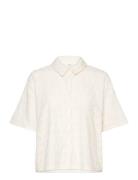 Objfeodora 2/4 Sleeve Shirt Div Cream Object