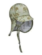 Summerhat Cap Long Neck - Aop Bamboo Green Mikk-line